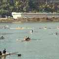 Queueing boats